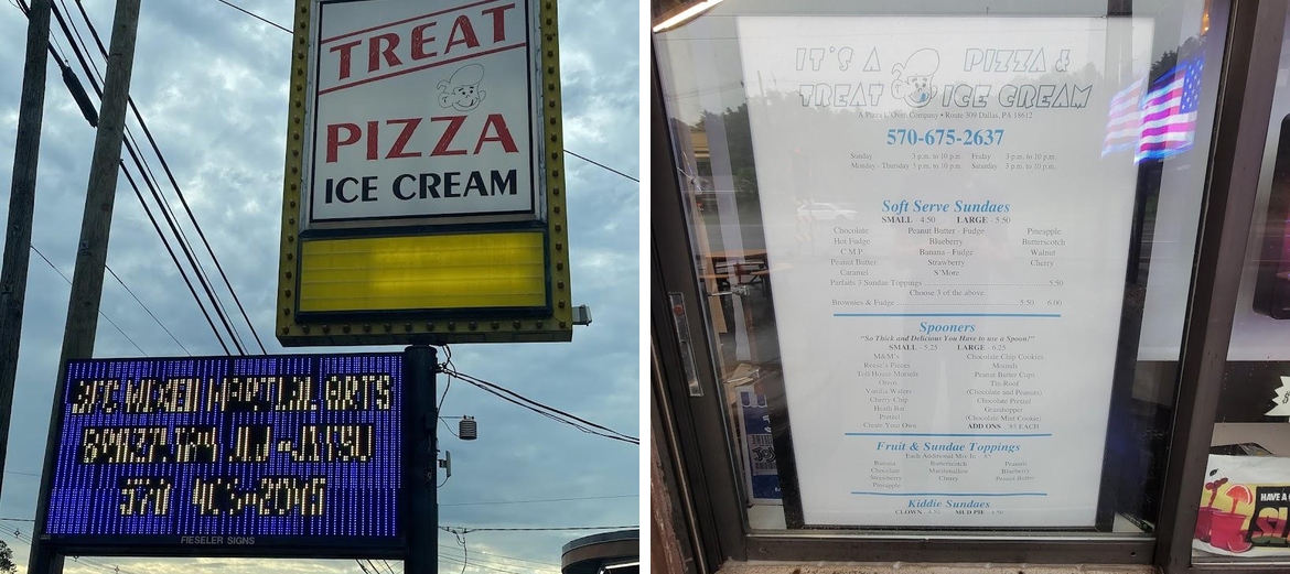 Treat Pizza L'Oven Menu